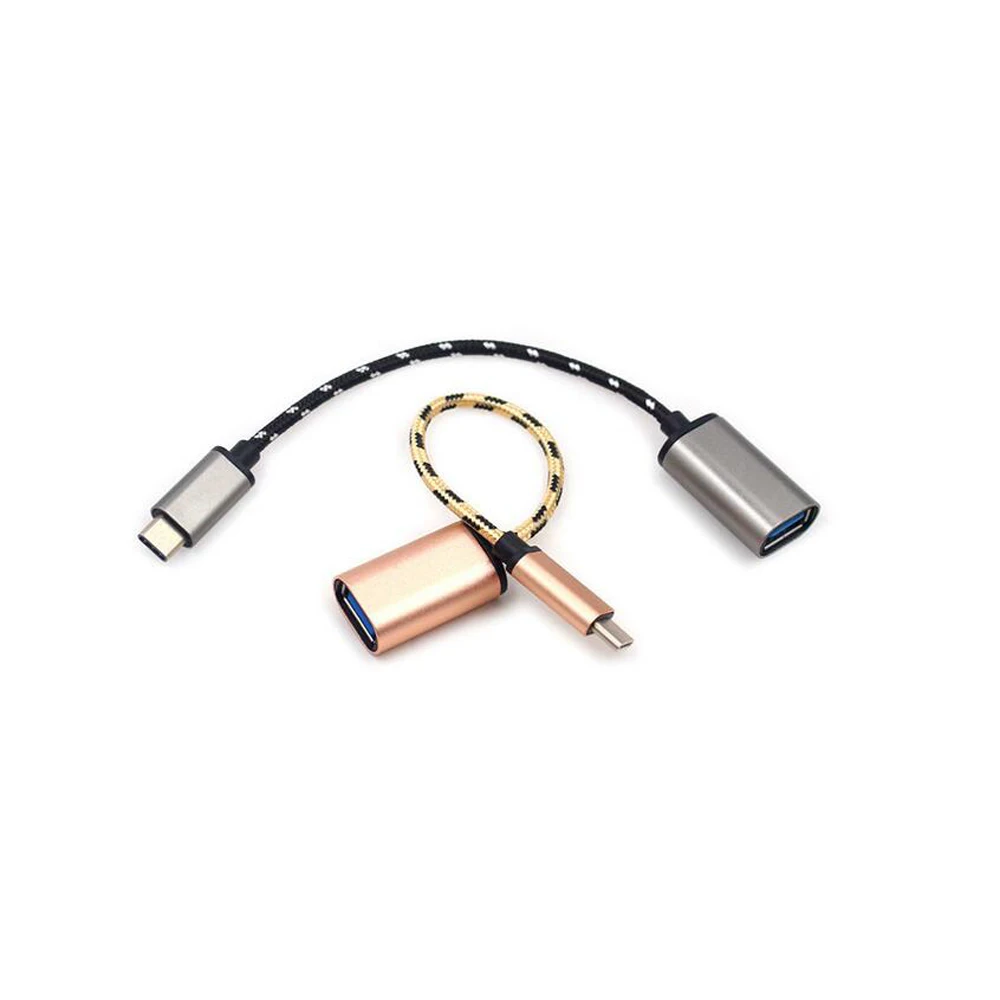 OTG кабель USB Type C для Xiaomi Pocophone F1 Huawei P20 Pro Lite Samsung Galaxy Note 9 S9 S8 One plus 6 6T