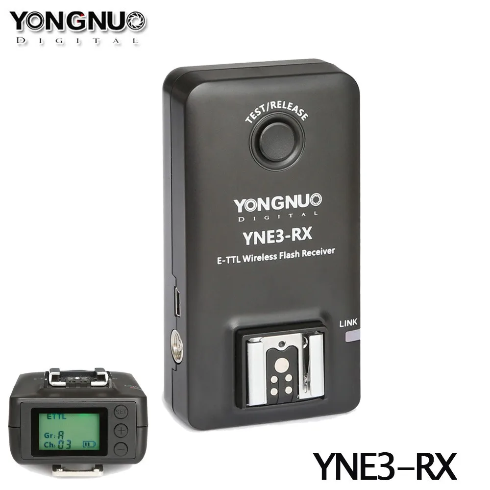 Yongnuo YN E3 RX e TTL беспроводной приемник вспышки для YONGNUO YN568EX II YN565EX YN600EX RT Canon 580EX 600EX YNE3