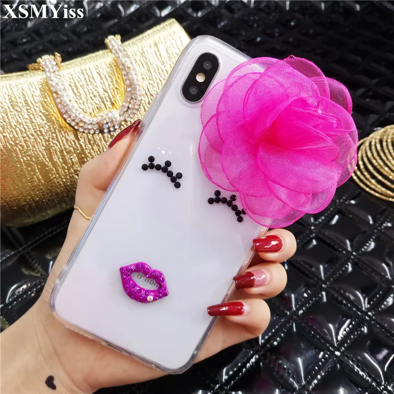 Чехол с бриллиантами XSMYiss для iPhone X XS MAX XR 11 Pro 8 7 Plus 6 6S чехол телефона блестящими