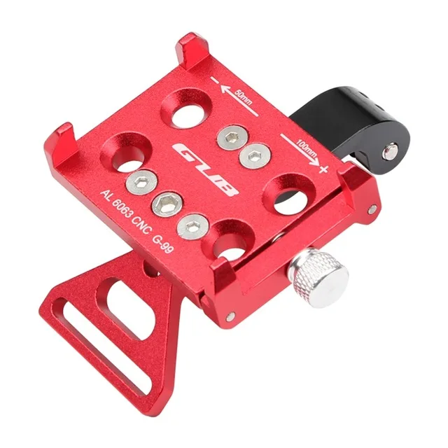 GUB велосипедный gps держатель для телефона Вертикальное Крепление регулируемый велосипедный велосипед Алюминиевый сплав рамка держатель Съемный адаптер для спортивной камеры - Цвет: Красный