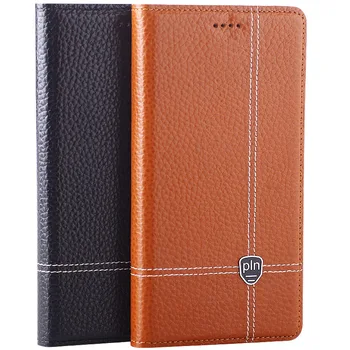 

Luxury Cowhide Cover Case For Samsung Galaxy Note 8 Note8 Flip Stand High Quality Magnetic Genuine Leather Mobile Phone Bag