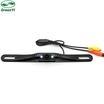 

2017 New LED Light Night Vision Car License Plate Frame Rear View Camera Car Parking Video Camera With Parking Line