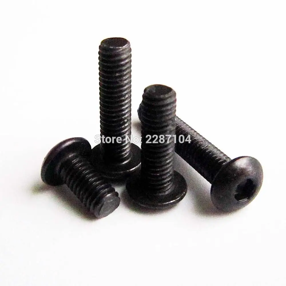 M3 3mm Button Head Allen Bolts Hex Socket Screws Black High Tensile 10.