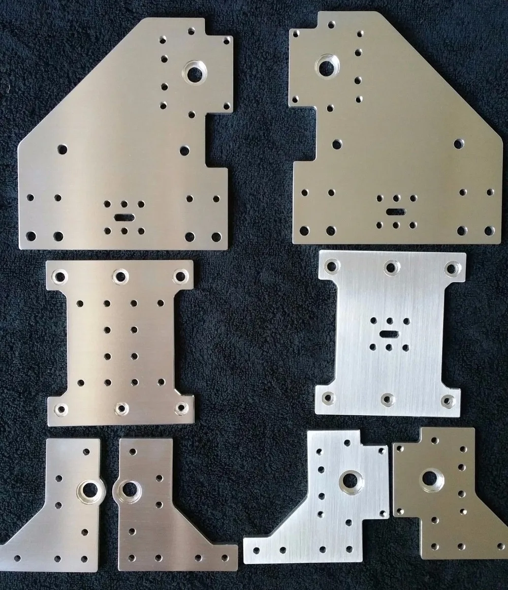 

SWMAKER set of 8 Aluminum Gantry Plates kit for Kyo's Sphinx CNC machine Kyo Sphinx DIY CNC aluminum Plate set