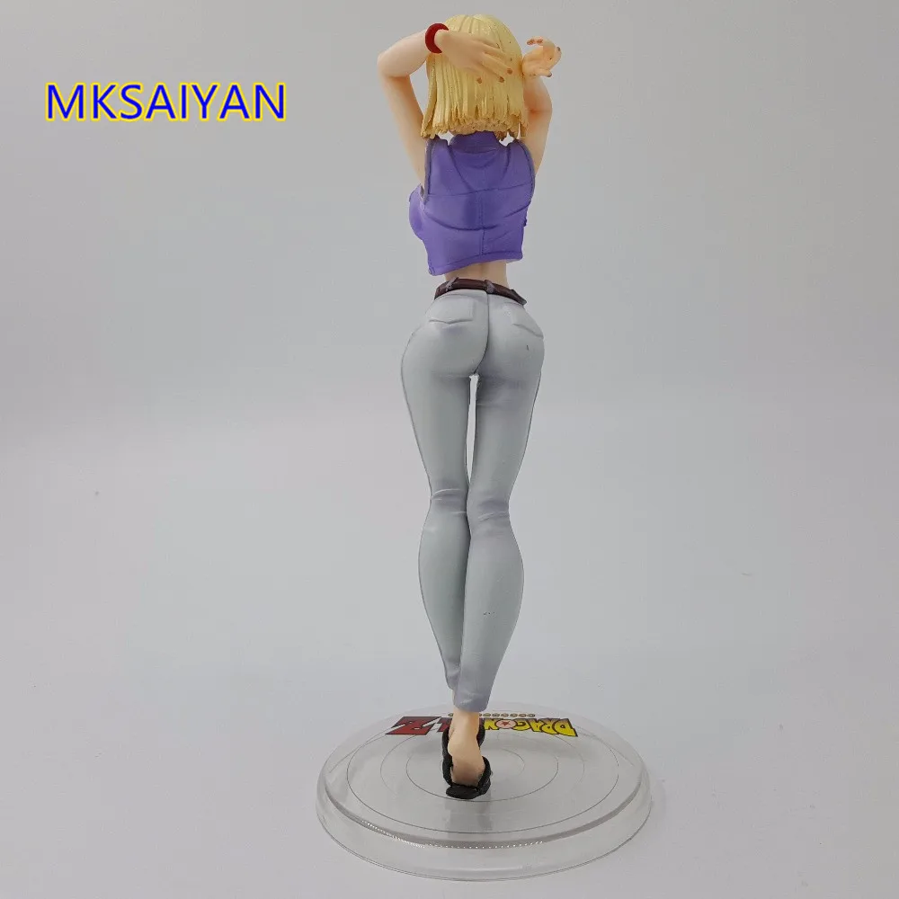 Экшн фигурка Dragon Ball Z Android 18 аниме лазури игрушки супер сексуальная девушка кукла