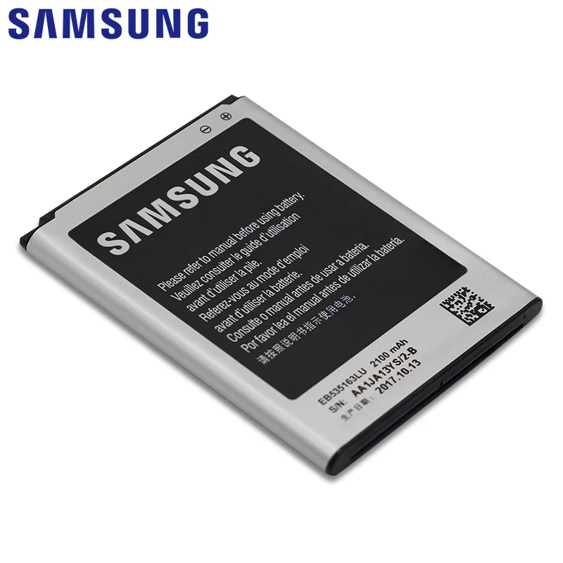 Оригинальный телефон SAMSUNG Аккумулятор 2100 мАч EB535163LU для Samsung I9082 Galaxy Grand DUOS I9080 I879 I9118