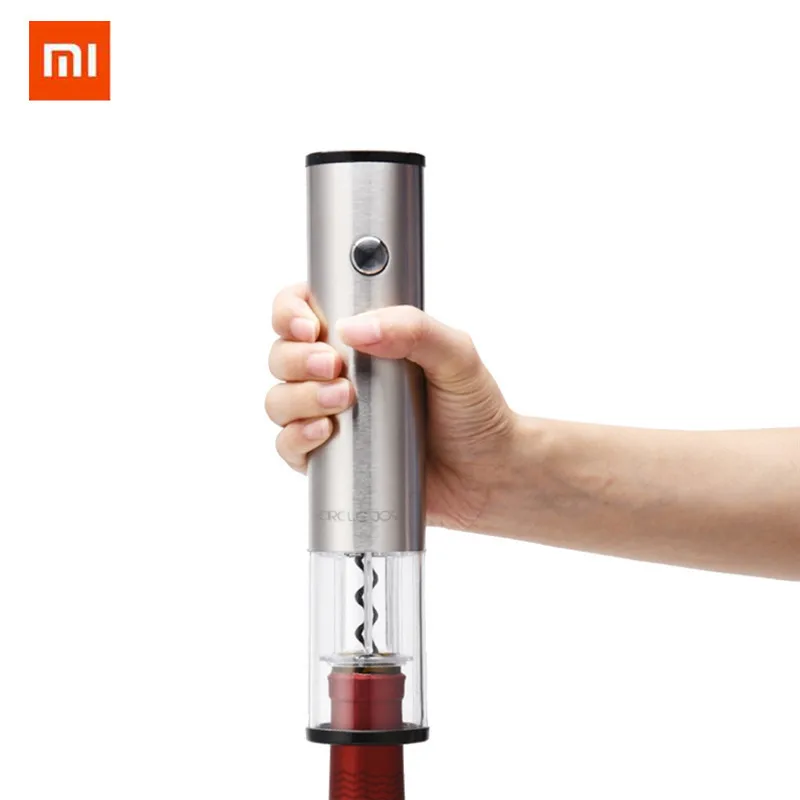 

Quality XIAOMI CIRCLE JOY Stainless Steel Electric Wine Opener Corkscrew Automatic Wine Bottle Opener Kit Cordless Foil Cutter