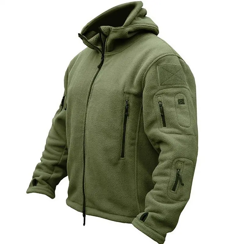 

Military Tactical Uniform Outdoor Softshell Fleece Jacket Men US Army Clothes Warm Sport Hoodie Thermal Jacket S-XXL GRAY SAND