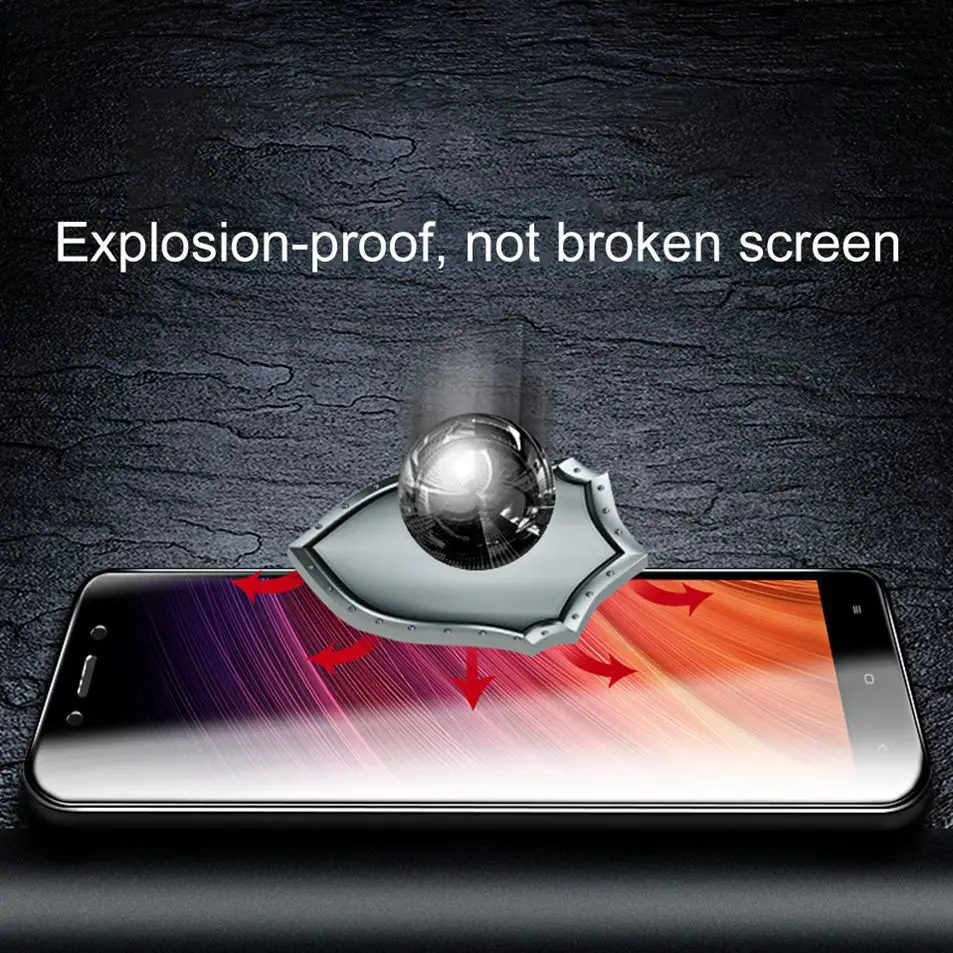 WhaY 5D Tempered Glass For Huawei P Smart Glass Protective Film Curved Edge 9H Full Cover For Huawei P Smart Screen Protector    (7)
