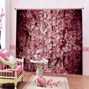 

Wholesale 2019 beautiful curtain HD landscape indoor window decoration Blackout curtains