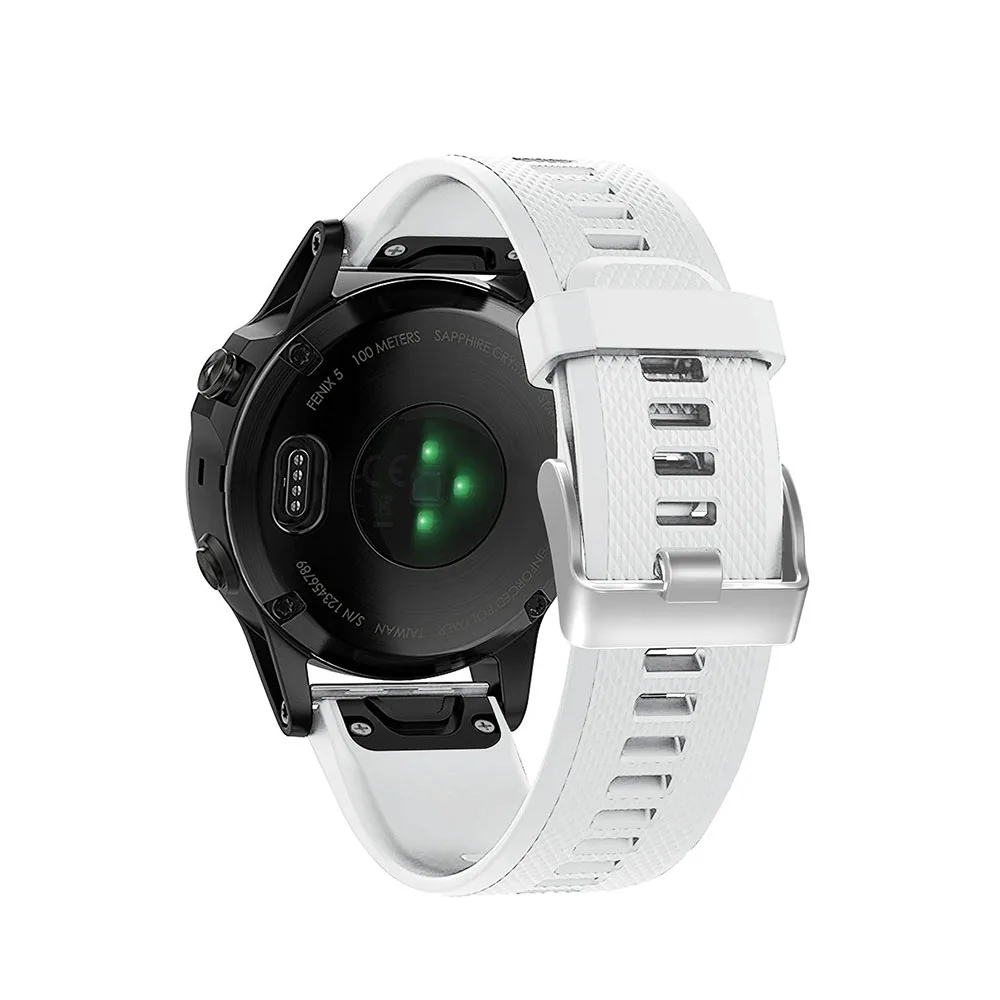 22 мм ремешок для наручных часов Ремешок для Garmin Fenix 5 Смарт-часы быстросъемный силиконовый легкий ремешок для наручных часов Ремешок для Garmin Forerunner 935