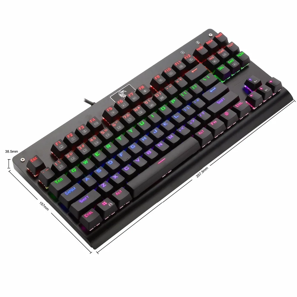 CIY X77 Clavier Gamer Mécanique RGB Rétroéclairé, Clavier Gaming