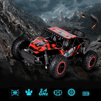 

Remote Control RC Car 1/16 26km / h Four-wheel drive Rock Crawler Vehicle Toys RC Crawler Cars Christmas gifts for children