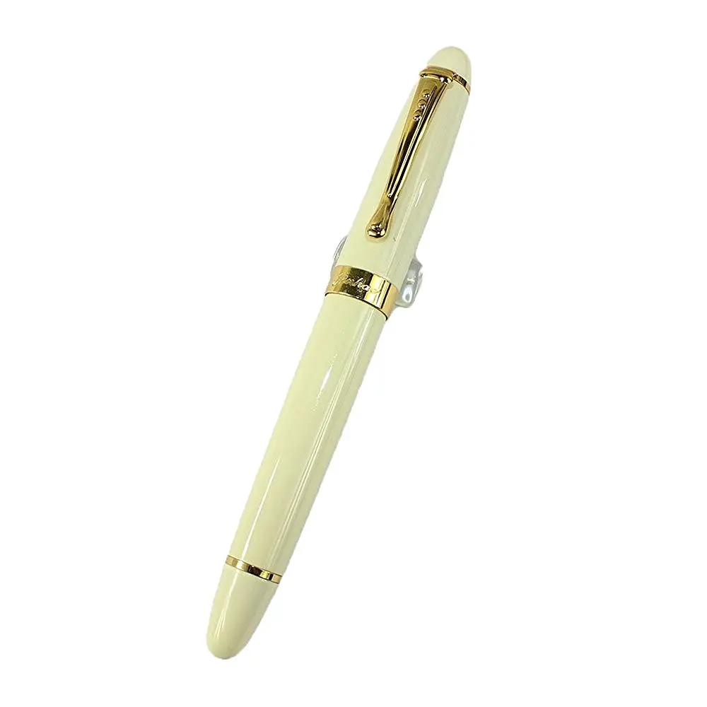 

Luxury Jinhao M Nib 18KGP Fountain Pen (Elegant White)