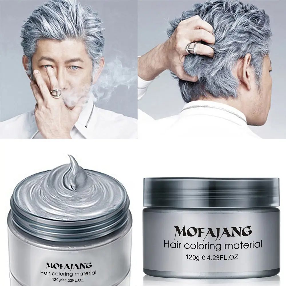 Buy Hair Colour Cream Pomades Modeling Pomade Hairstyle Waxes Ash Wax Hair