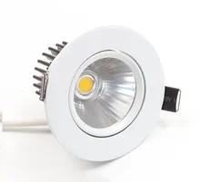 

COB LED Downlight 10w 15w 20w Dimmable Recessed Down Light Ceiling Spain Style Bedroom LED Lamp + Led Driver Free Shipping