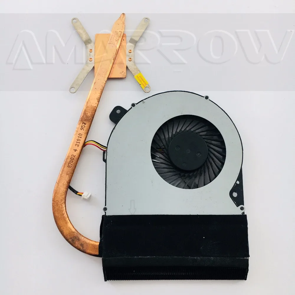 Original For asus laptop heatsink cooling fan cpu cooler k55D k55DR K55DE k55 CPU 13N0M9A0101 | Компьютеры и офис
