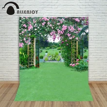 Allenjoy photographic background Lawn wedding flower arches backdrops princess christmas font b photo b font Excluding