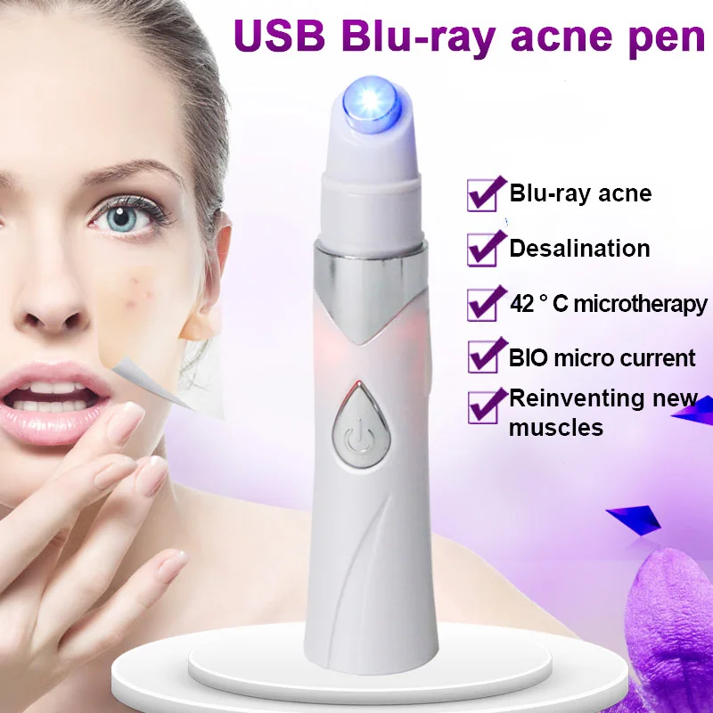 Blue Light Acne Pen Soft Scar Wrinkle Removal Treatment ...