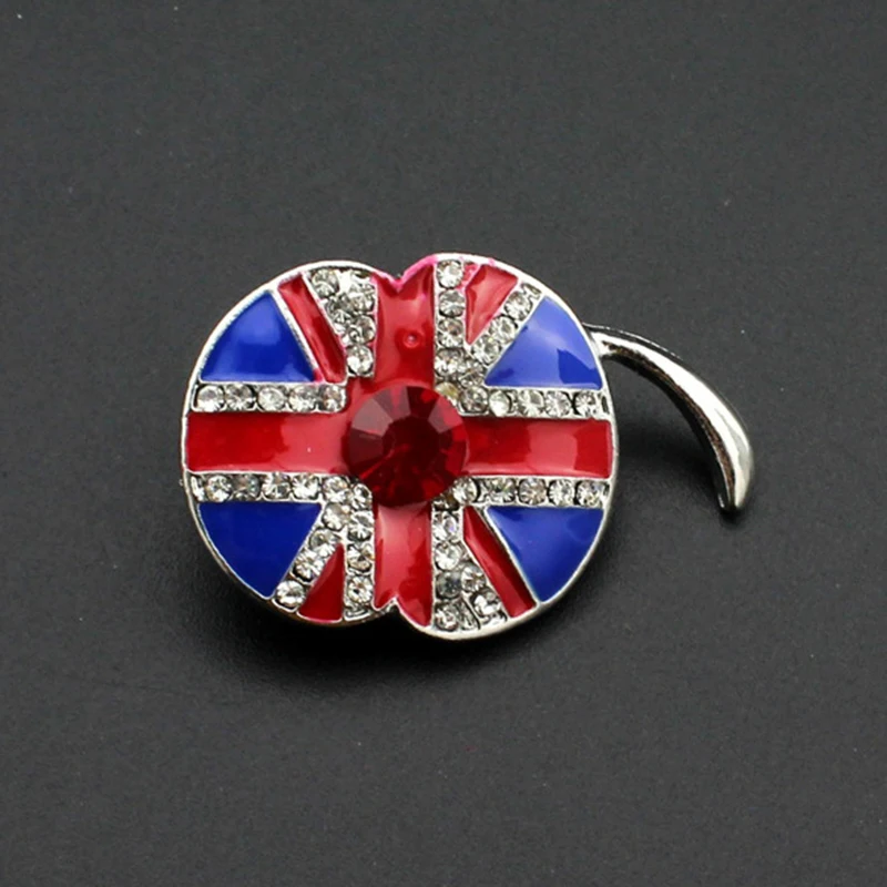 Brand New Fashion Design Brooches for Men and Women the British Flag Print Brooches Best Gift