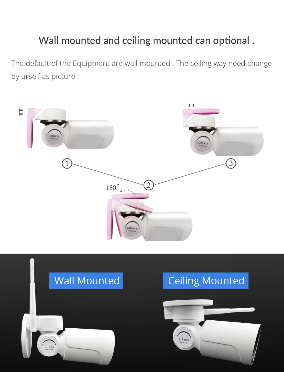 1080P 2MP Yoosee Беспроводной мини POE IP PTZ 2,8-12 мм 4xzoom IP Камера Открытый Wi-Fi Onvif P2P видеонаблюдения Водонепроницаемый пуля Камера