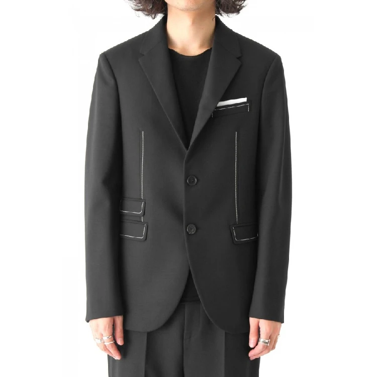 S-5XL 2017 Men's clothing New Hair Stylist Catwalk Fashion British style simple classic all-match line Suit plus size costumes S-5XL 2017 Men's clothing New Hair Stylist Catwalk Fashion British style simple classic all-match line Suit plus size costumes