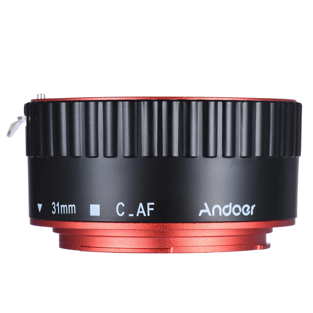 Andoer Металл ttl Автофокус AF Макро Удлинитель кольцо для Canon EOS EF EF-S 60D 7D 5D II 550D Цифровые зеркальные фотокамеры зеркальные Объективы