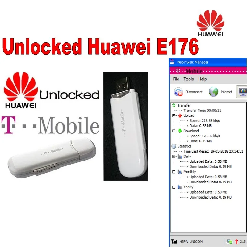 Много 2 шт. Huawei E176 7.2 Мбит/с USB HSDPA 3G Беспроводной модем