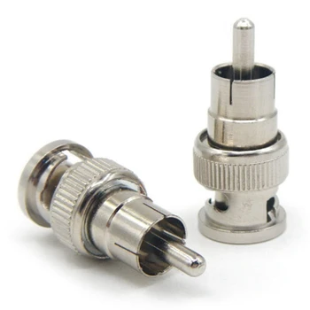 

5pc/set BNC Male to RCA Male Coax Connector Adapter Cable Coupler for CCTV Camera