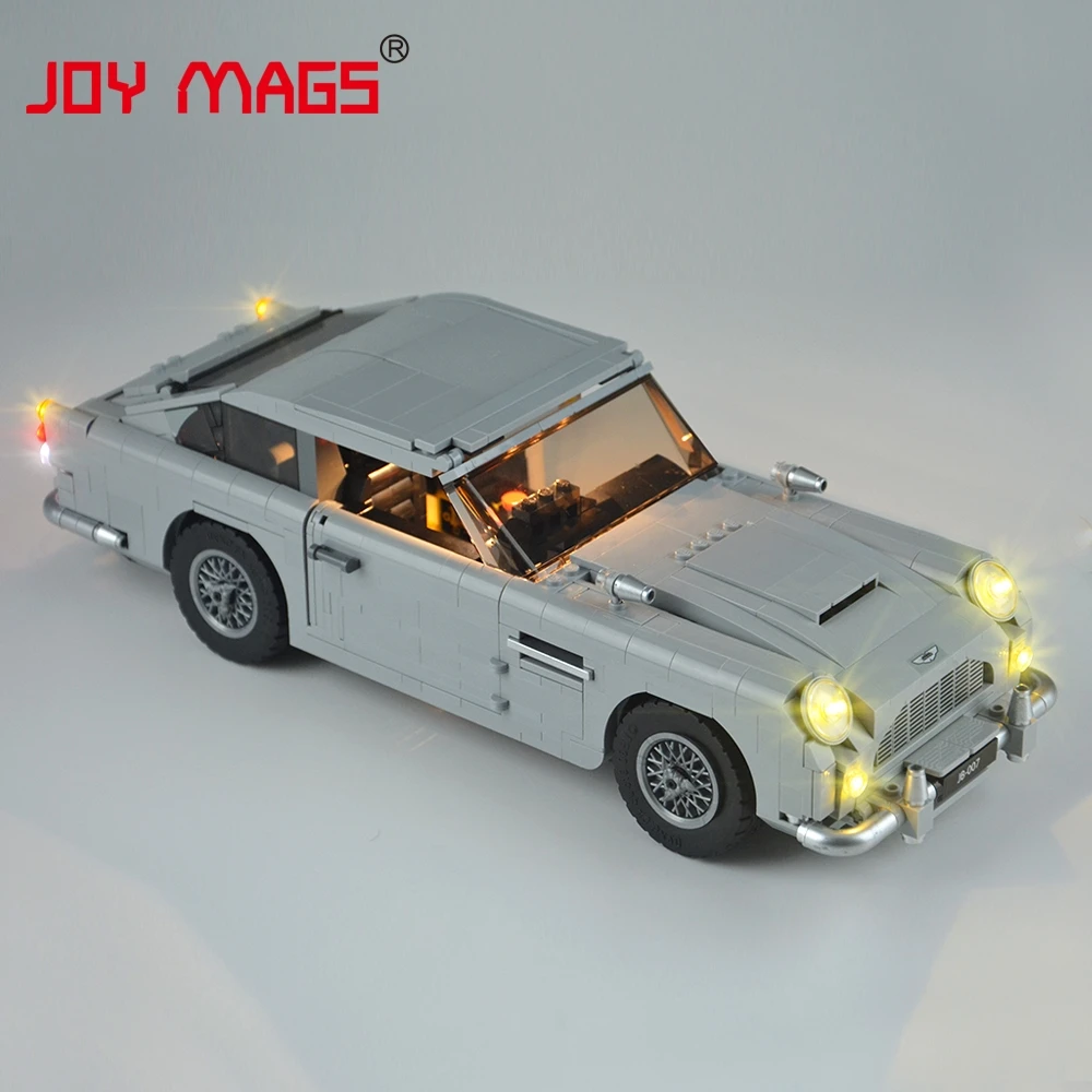 JOY MAGS светодиодный светильник для 10262 Creator James's Bond Aston Marting DB5 светильник совместим с 21046