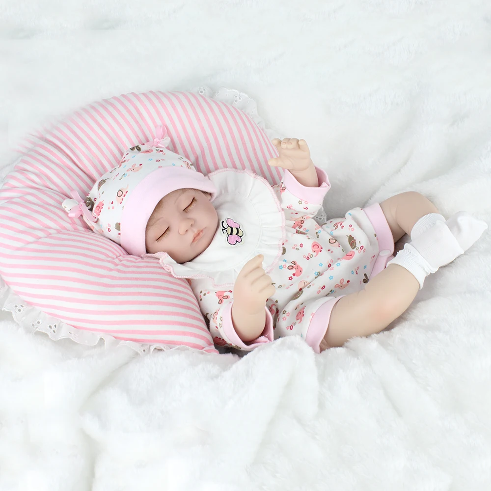 KAYDORA Reborn Baby Doll игрушки для детей подарок реалистичные спящие тела Силиконовые Детские Playmate для девочек Мини-куклы