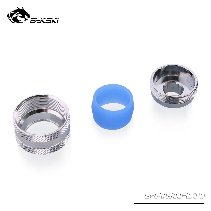 BYKSKI фитинг для жесткой трубки OD16mm более зашитный кожук Резиновые Сжатие рук Медь