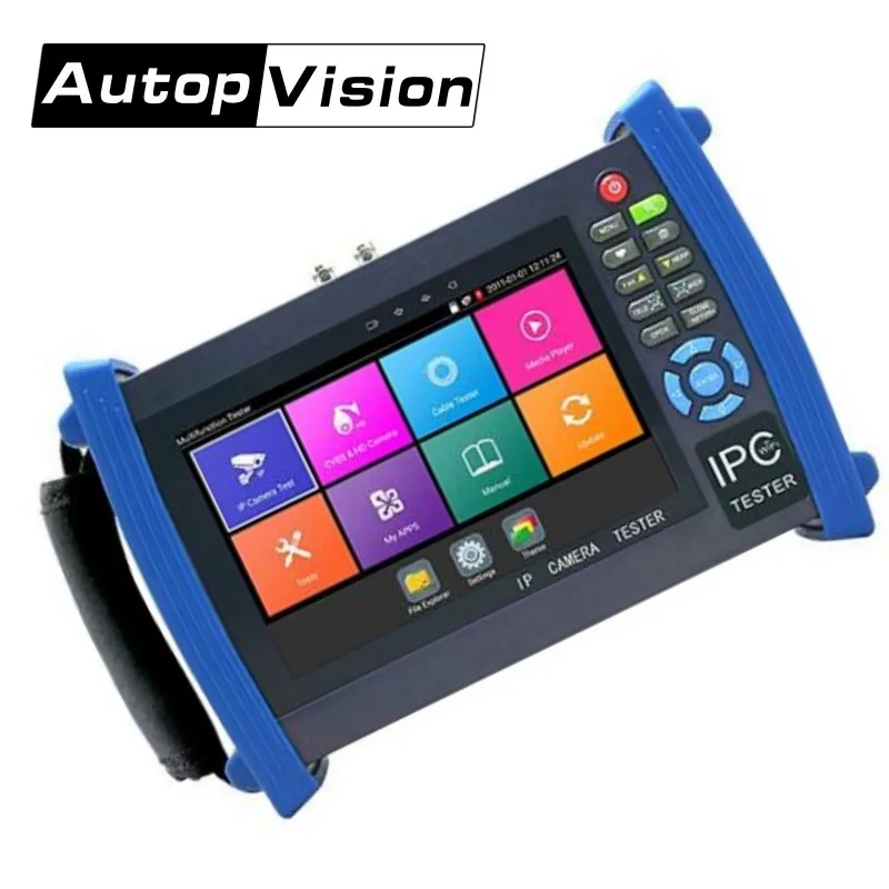 IPC8600 PLUS 7 Inch CCTV Tester Monitor H.265 4K IP Camera Tester support 5MP AHD 8MP TVI CVI 1080P HD SDI CVBS TDR Cable tracer IPC8600 PLUS 7 Inch CCTV Tester Monitor H.265 4K IP Camera Tester support 5MP AHD 8MP TVI CVI 1080P HD SDI CVBS TDR Cable tracer