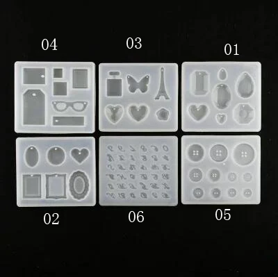 

Multi style Pendant Silicone Mold button number letter Resin Silicone Mould handmade DIY Jewelry Making epoxy resin molds