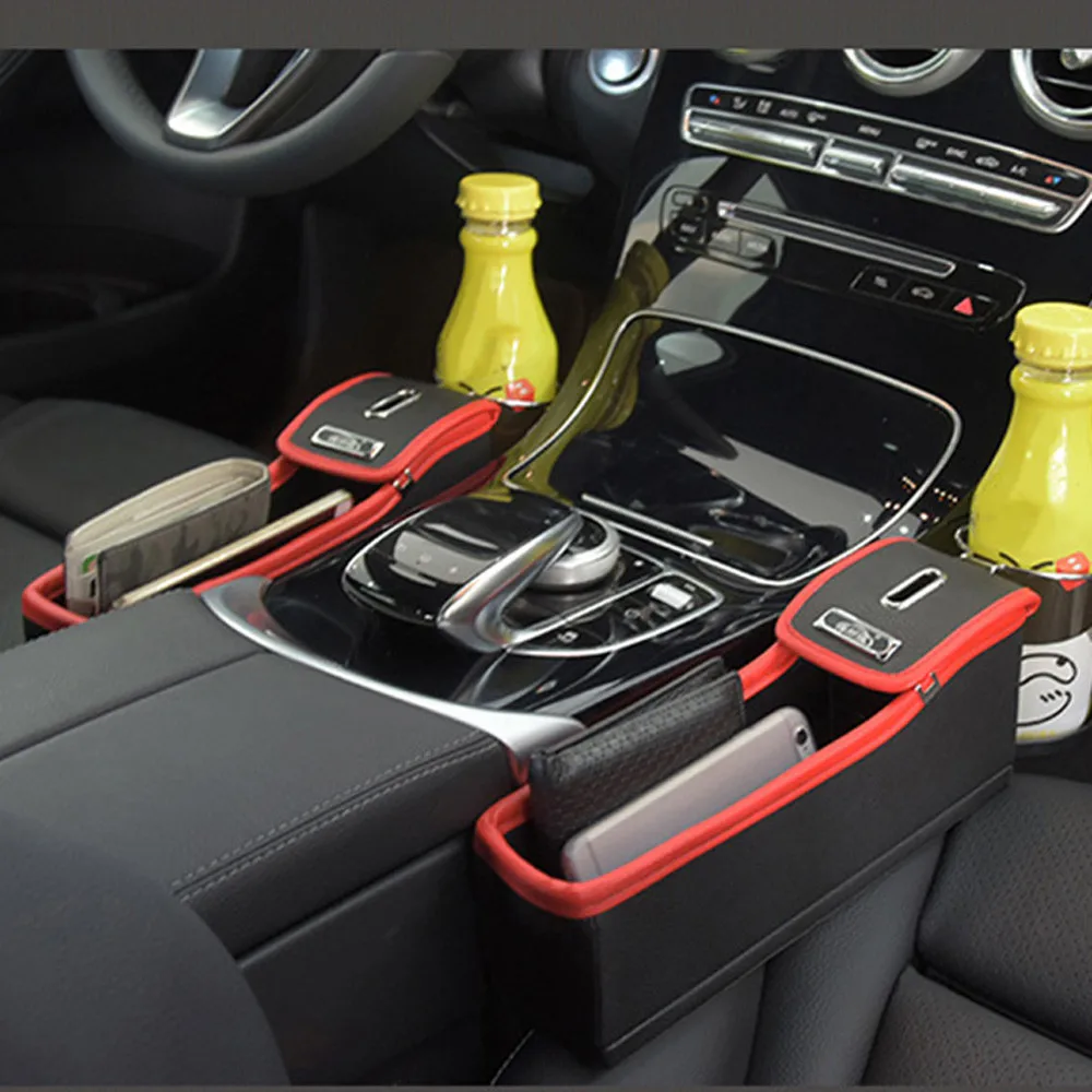 

Car Seat Storage Case for Multiple Functions Organizer with Water Cup Holder Stowing Tidying Kids Drink Auto Accessoires