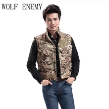 Тактический жилет для мужчин, Военный стиль, камуфляжный мужской жилет, мягкая оболочка, скрытень, Акула, кожа, двусторонний камуфляж, без рукавов, армейская куртка