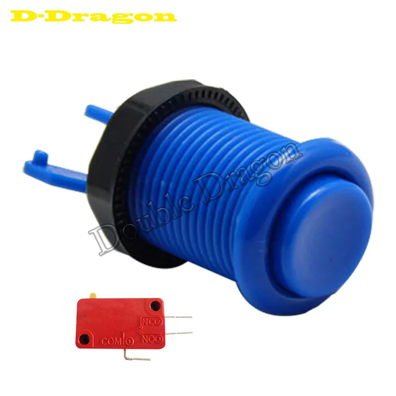 US $241.99 500pcs New Arcade Push Button Durable Multicade MAME Jamma Game Long Switch Multcolor Concave happ switching buttons