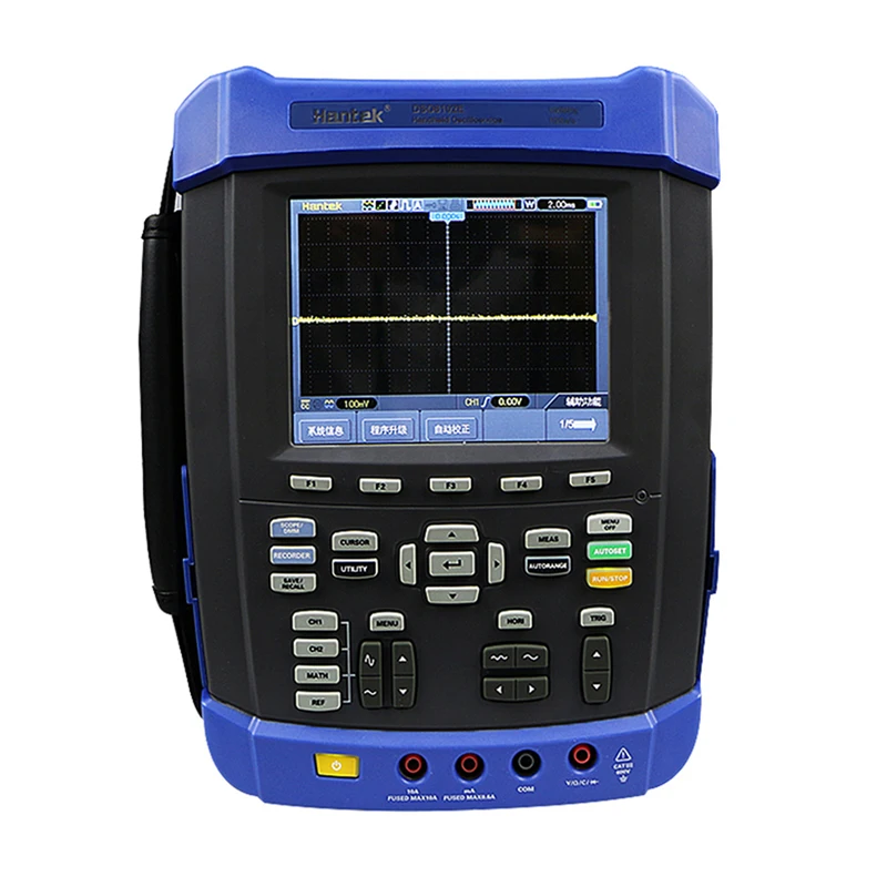 

Oscilloscope 100MHz Digital USB Scopemeter with DSO8102E 6 in 1 6000 Counts DMM Function Generator Frequency Counter