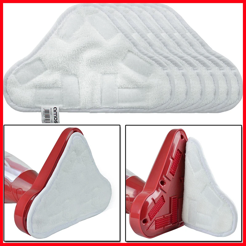 Free Shipping!!!Set of 6 Microfibre Replacement Pad for Steam Mop H2O