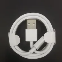 200 шт 1 м Длина usb-кабель круглого сечения для iPhone 6 6 S 7 8 Plus XR XS Max мобильный телефон Быстрая зарядка USB кабель синхронизации данных 6 футов