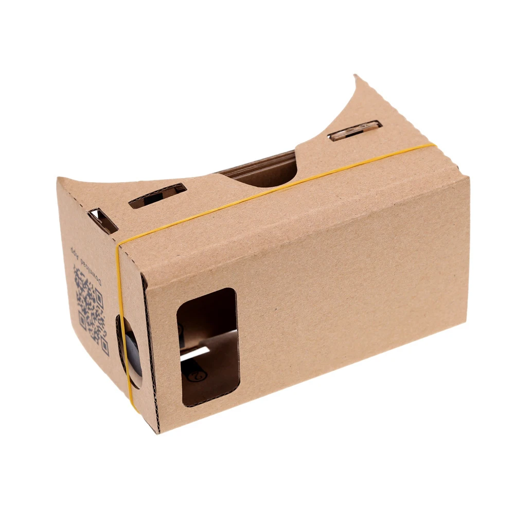 Совершенно новые DIY Google Cardboard виртуальной реальности VR мобильный телефон 3D очки для просмотра 5,0 "экран Google VR 3D очки