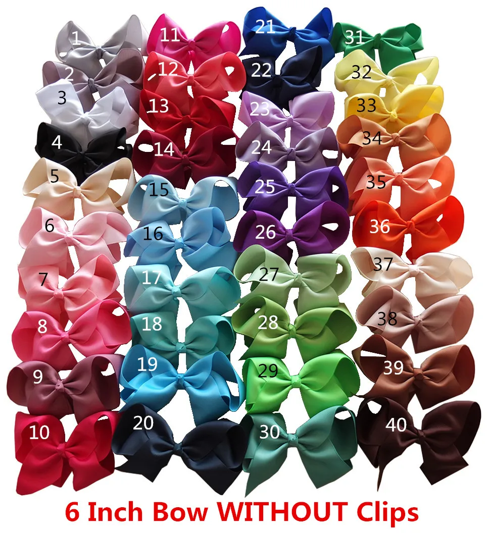 DIYBows6inchBowWITHOUTclipsDIYApparelSewingCraftRibbonBowSuppliesHairBow.jpg