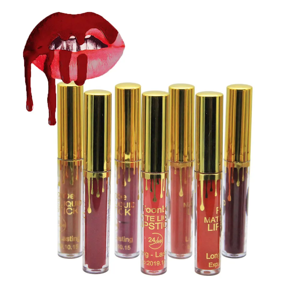

Lips Cosmetics Matte Liquid Lipstick Makeup Small Size Waterproof Velvet Lip Gloss Make up Silky Lipgloss Smooth Lip Stick Pen