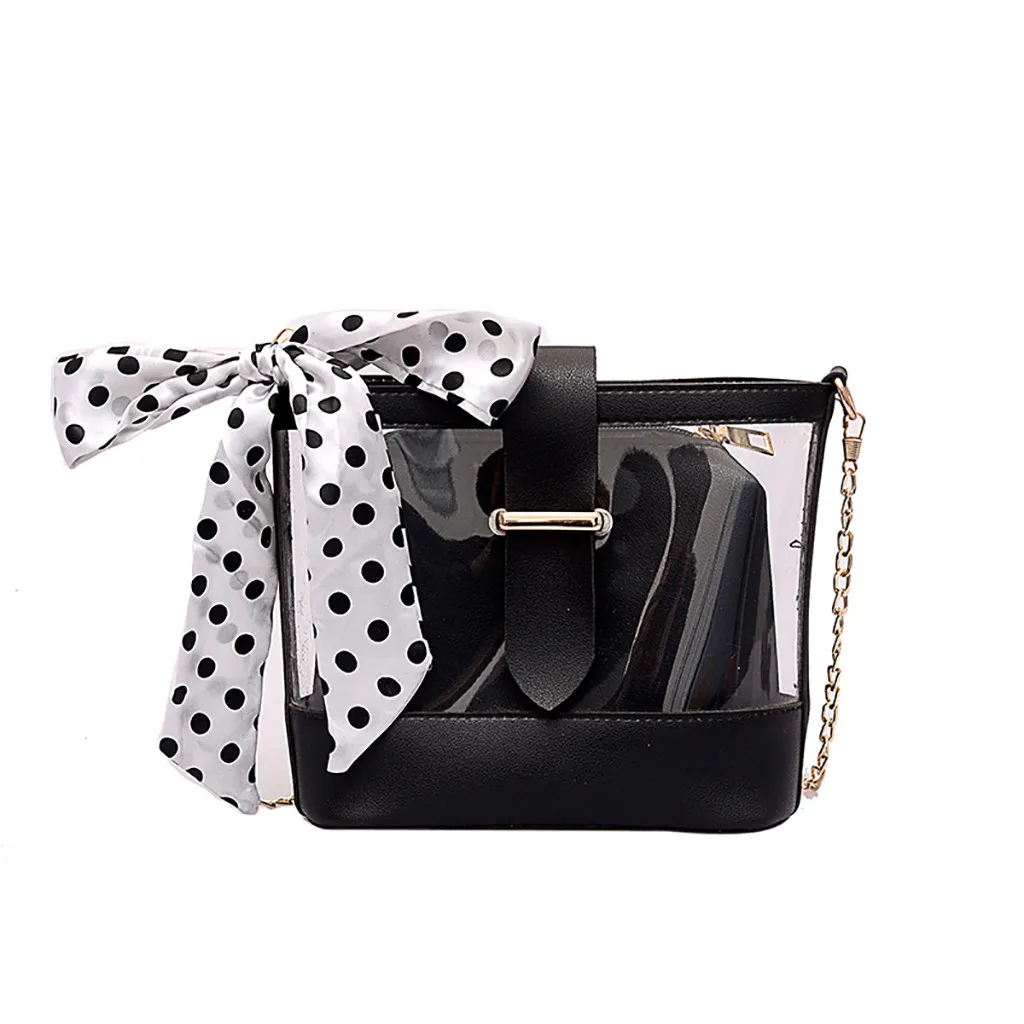 

xiniu Sac Main Femme Women Transparent Shoulder Bag Female Fashion Chain Messenger Bag Small Square Bag Torebki Damskie Skorzane