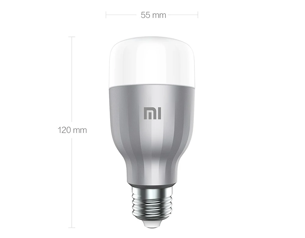 Yeelight 220 240 V светодиодная смарт лампочка 16 миллионов цветов 1700 6500 K WiFi Enab