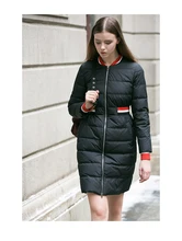 SITI Women Jacket Winter 2016 New Medium-Long Down Cotton Parka Plus Size Coat Slim Ladies Casual Clothing High Quality 16DC022
