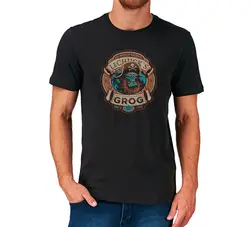 LECHUCKS GROG T SHIRT MONKEY ISLAND PIRATE Funny Tops Tee New Unisex FunnyHigh Quality Casual Printing free shipping LECHUCKS GROG T SHIRT MONKEY ISLAND PIRATE Funny Tops Tee New Unisex FunnyHigh Quality Casual Printing free shipping