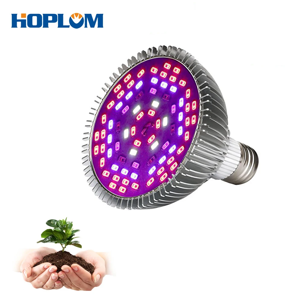 

50W Full Spectrum LED Grow Light Red+Blue+UV+IR AC85~265V Led Plant Lamps For Hydroponics Vegetables and Flowering Plants