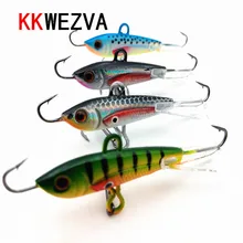 NEW 1pcs 60mm 10g Fishing Lure winter Ice Fishing Hard Bait Minnow Pesca Tackle Isca Artificial Bait Crankbait Swimbait 222