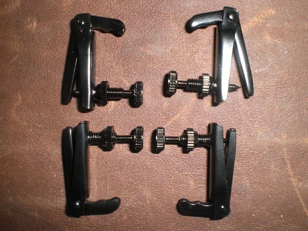 

20 PCs Full black Fiddle String adjusters 1/2 Violin parts